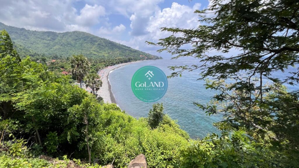 view of sea from this block of land for sale in Amed