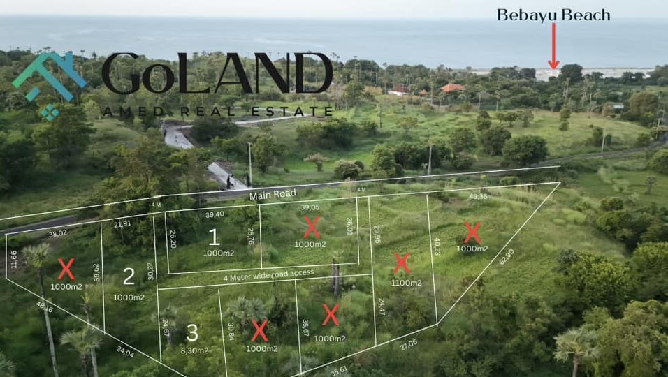 Land plots for Sale in Amed, Bebayu Subdivision